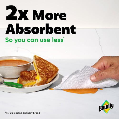 Bounty Select-A-Size Paper Towels, White, 8 Triple Rolls = 24 Regular Rolls - Picture 7 of 9