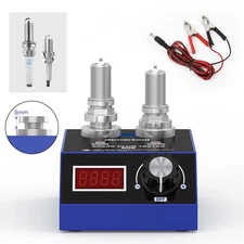 Spark Plug Tester Dual Hole Diagnostic Tool Gasoline Auto Ignition Analyzer 12V
