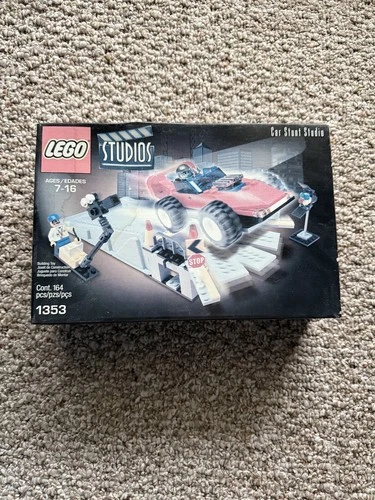 Lego Studios Car Stunt Studio / Sealed Box Has Shelf Wear 2001 #1353