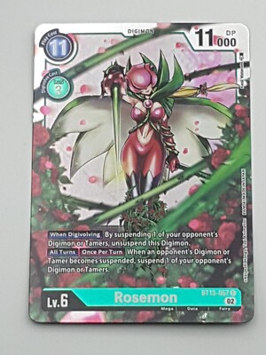 Digimon TCG Einzelkarte Rosemon NM