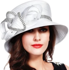 Women's Church Kentucky Dress Derby Hats for Women 5 COLORS