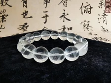 White Phantom Crystal Bracelet (Pyramid Range Series) AAAAA