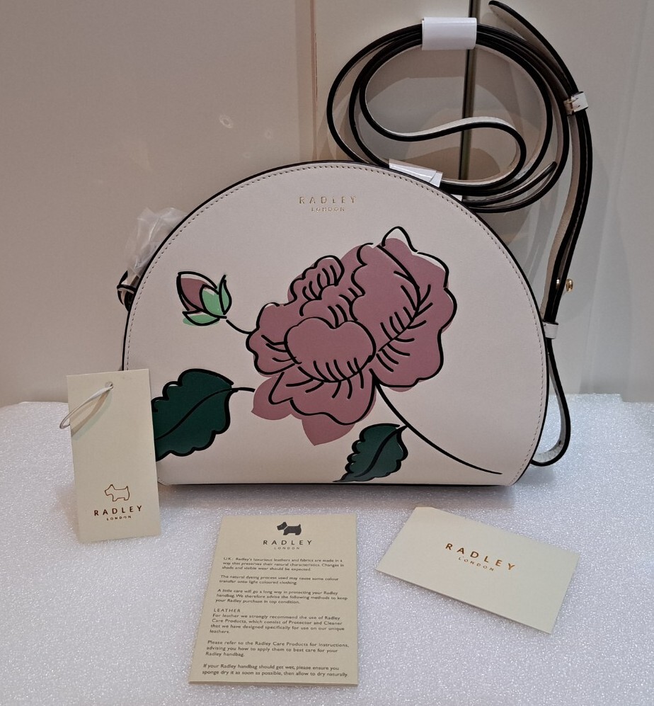 Radley Beautiful Leather Crossbody Bag New With Tags!! Rrp £219!! Mothers Day?