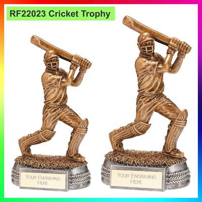 CRICKET TROPHY - Centurion Award - KOSTENLOSE GRAVUR im Wert von ?6,99 Batsman Trophäen