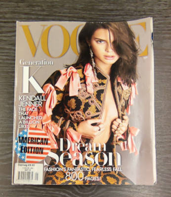 USA (American) VOGUE Magazine: September 2016 - Kendall Jenner