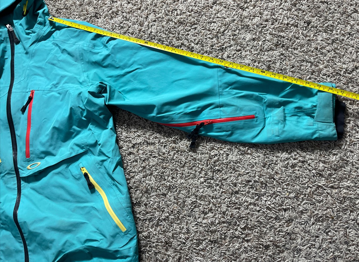 Oakley GORE-TEX PRO Shell jacket RECCO付 Oakley Gore-Tex Pro Shell Medium Regular Fit Aqua Blue
