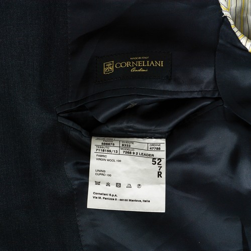 CORNELIANI Leader Mens UK 42 US Blazer EU 52 Suit Jacket Coat Wool L Dark Grey - Picture 6 of 6