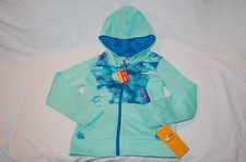 New Girls Champion C9 Duo Dry Athletic Mint Green Hoodie Size XS 4/5 Toddler