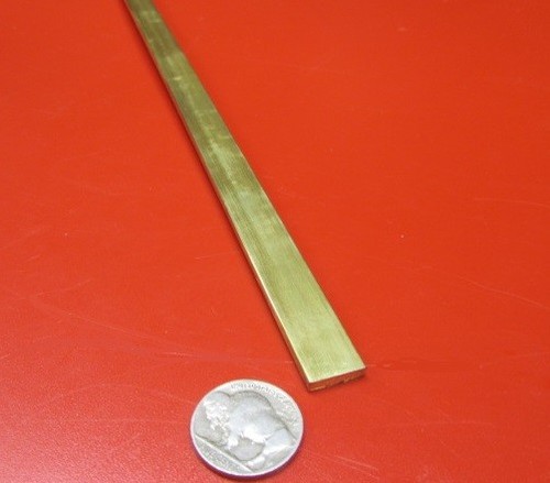 360 Brass Flat Bar 1/8" Thick x 1/2" Wide x 60.0" Length - Picture 4 of 12