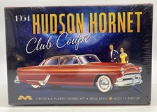 Moebius 1954 Hudson Hornet Coupe - Plastic Model Car Kit - 1/25 Scale NIB #1213