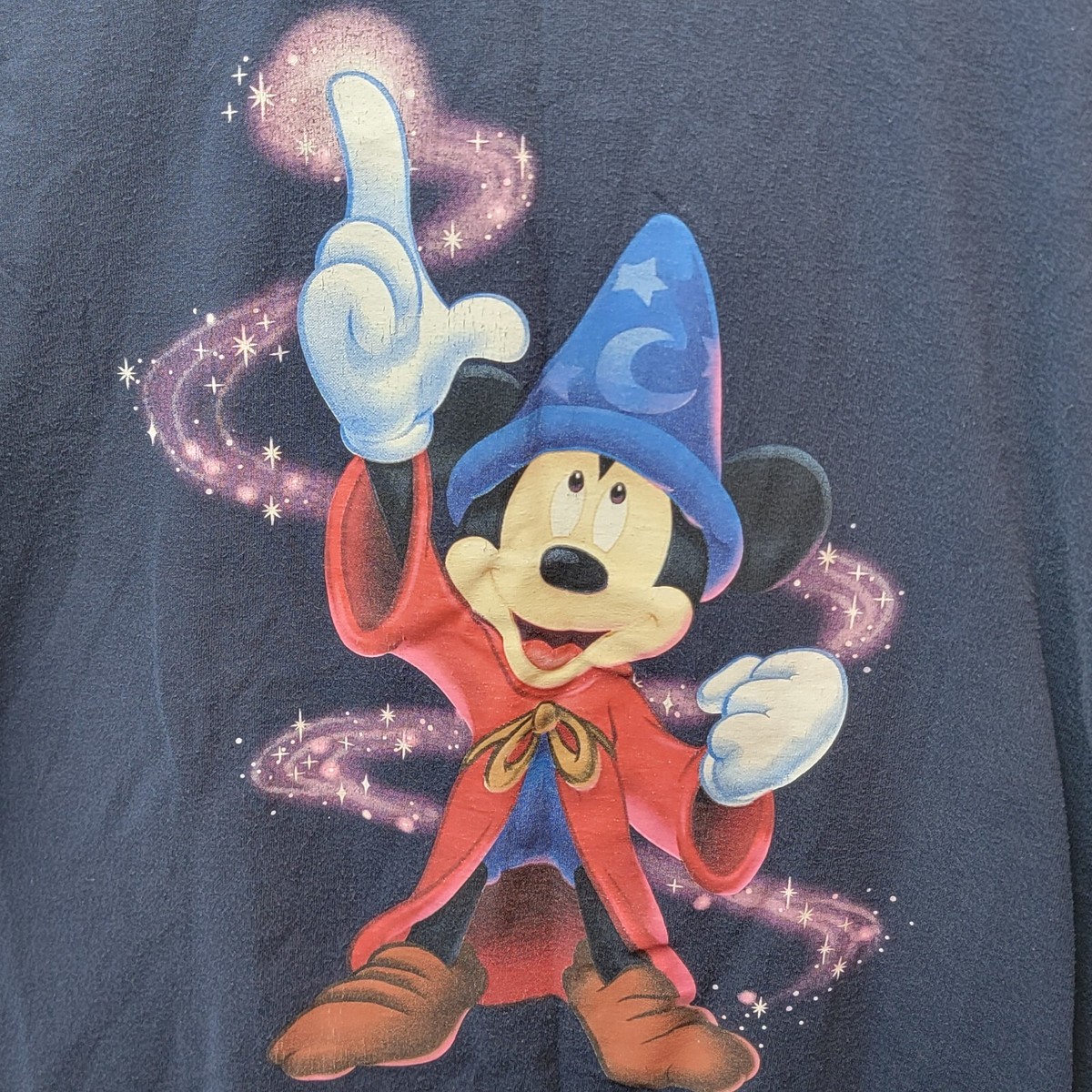 FANTASIA mickey 超希少サイズ　80s Disney VTG Mickey Mouse Walt Disney World Fantasia Sorcerer T-Shirt