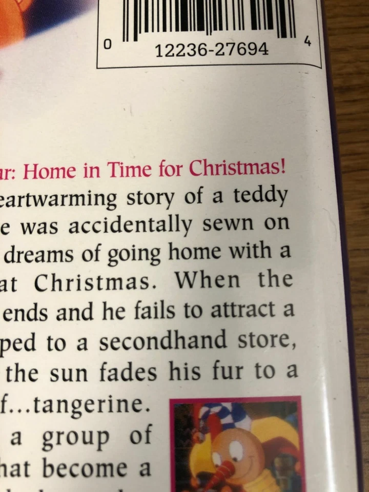 Tangerine Bear Home In Time For Christmas VHS Movie Used Clamshell - Image 3 of 4