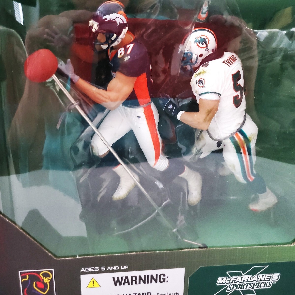 マクファーレントイズ　NFLシリーズ　エド・マキャフリー&ザック・トーマスセット マクファーレントイズ NFLシリーズ エド・マキャフリー&ザック
