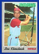 1970 Topps #247 Lou Klimchock Cleveland Indians VG