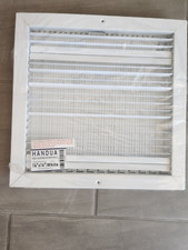 Handua Steel Return Air Filter Grille - White 14x14