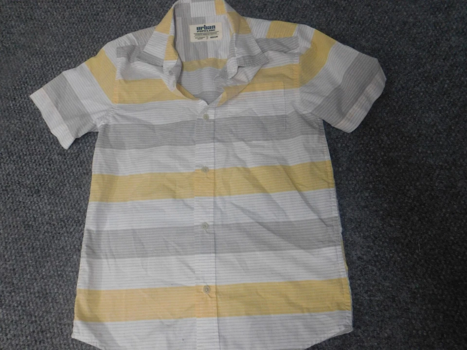 Camisa Urban Pipeline Niño Mediana Amarillo Rayas Foto 3 de 4
