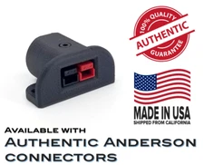 Single Port Carbon Composite Top Mount Adapter for Anderson Powerpole PP15/30/45