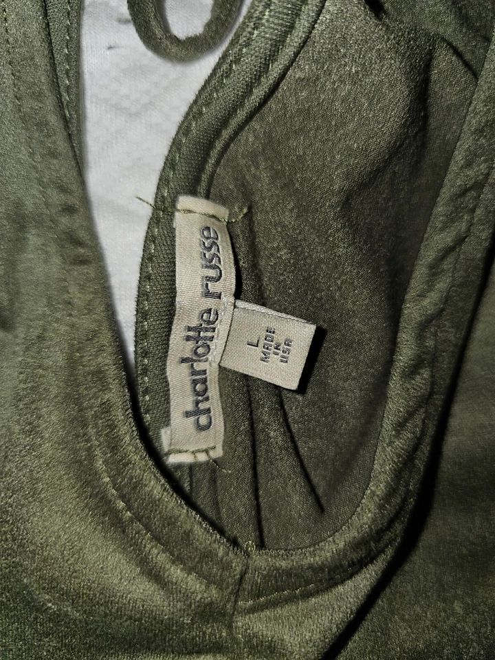 Pantalones Cortos Charolette Russe Mameluco HECHOS EN EE. UU. Talla L Foto 2 de 3