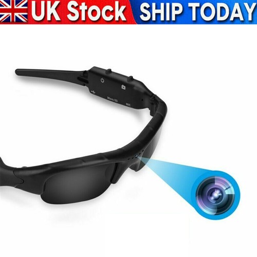 1080P HD Hidden Camera Glasses Sports Sunglasses Camera Video Recorder