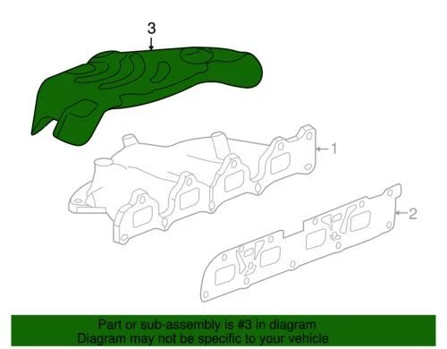 OEM NUEVO 2010-2017 GM Chevrolet GMC Equinox colector de escape protector térmico 12643927 Foto 4 de 4