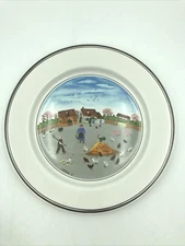 Villeroy Boch Design Naif Salad Plate Country Yard 8" LaPlau 