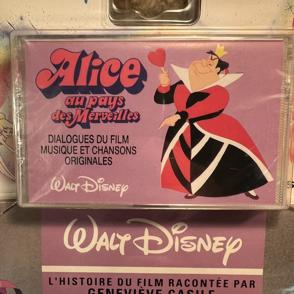 Rare Disney's Alice In Wonderland Read Along Cassette Tape Rare Disney's Alice In Wonderland Read Along Cassette Tape