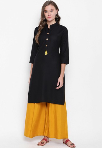 Pakistani Salwar Kameez Readymade Black 