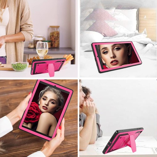 For Alcatel Joy Tab 2 Tablet 8 inch Shockproof Rugged Hybrid Stand Cover - Picture 8 of 30
