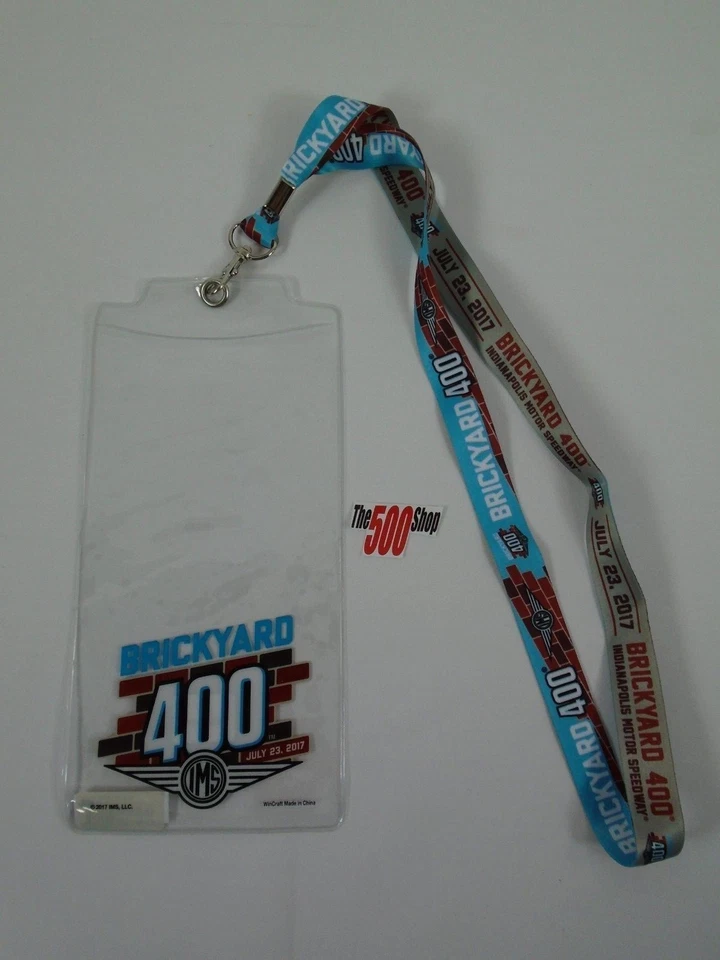Brickyard 400 2017 25th Running Event titular de boleto y credencial de cordón Foto 2 de 4