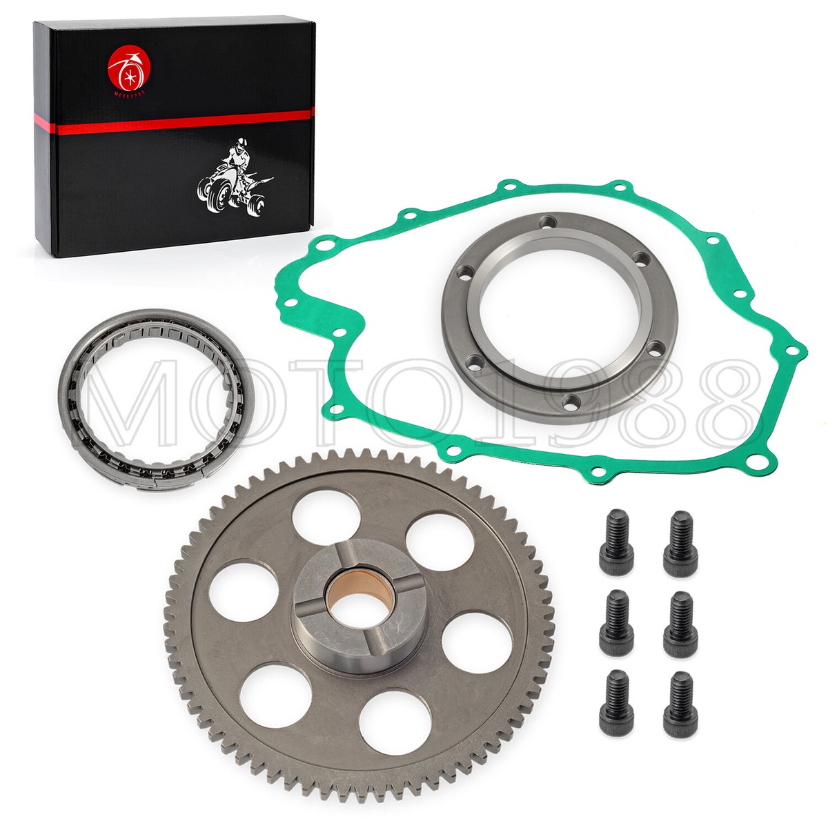 REOX YAGYU7.0 シザー Starter Clutch kit One Way Gear Bearing GASKET For Yamaha Rhino