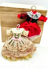 Ballroom Ornaments Gown, Lace And Beaded  Holiday Red Dresses 80s