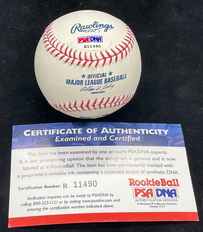 Brandon Beachy Atlanta Braves AUTOGRAPHED SIGNED baseball PSA/DNA Rookie Ball - Image 3 of 3
