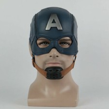 Cosplay Captain America Mask Superhero Steve Rogers Mask Halloween Helmet Latex
