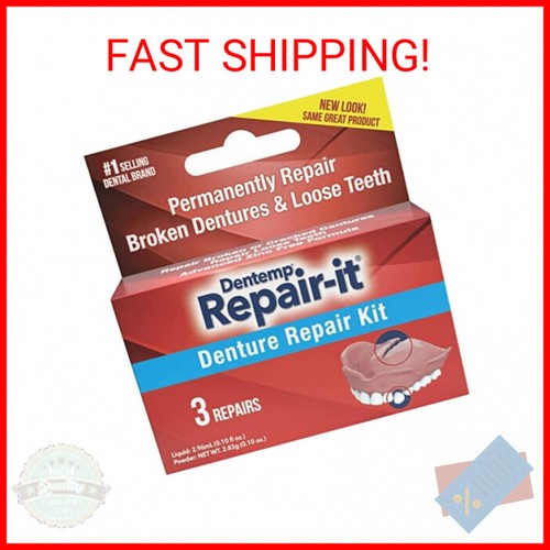 Dentemp Repair Kit RepairIt Advanced Formula Denture Repair Kit