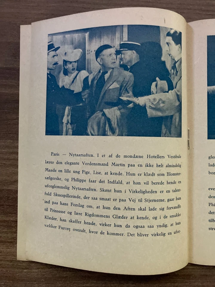 Programa de cine danés Caprice Danielle Darrieux Albert Préjean Jean Parédès ... - Imagen 4 de 4