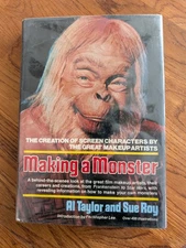 Making a Monster - The Great Makeup Artists by Taylor and Roy vintage 1980 HC