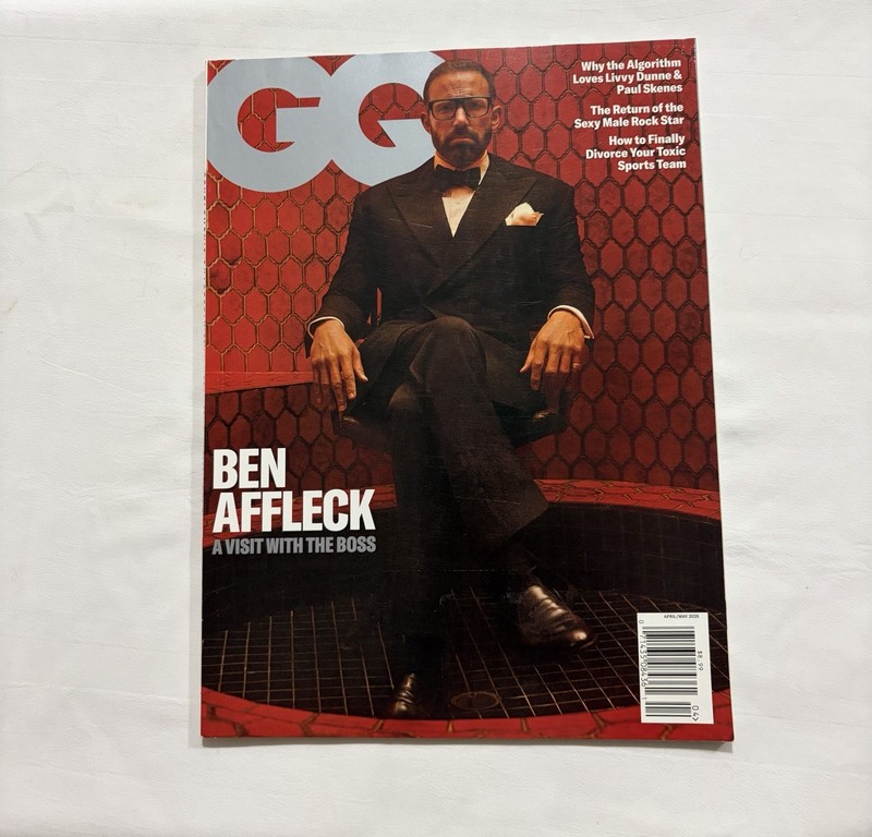 GQ Ben Affleck “A Visit With The Boss” Issue April/May 2025 Magazine