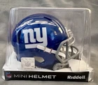 Jaxson Dart Autographed NY Giants Mini Helmet - Fanatics Authentic