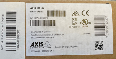 Axis Video Encoder M7104 - 4 Kanäle