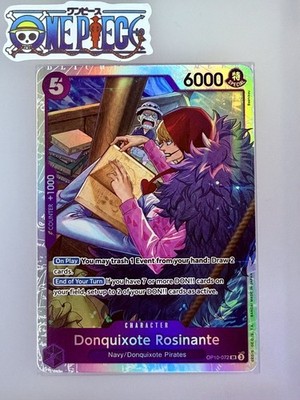 one piece card game donquixote rosinante OP05 Custom Leader TCG have for your premier collection. All Donquixote Rosinante Cards &