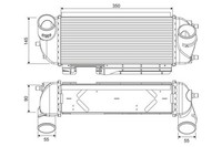 LadeluftküHler FüR KIA Hyundai Sportage III Ix35 Van