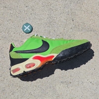 Nike Air Max Waffle Racer SP Action Green FV6946-301 Nylon Men's Sneakers