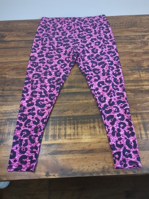 LuLaRoe Leggings Size TC2 Magenta Cheetah