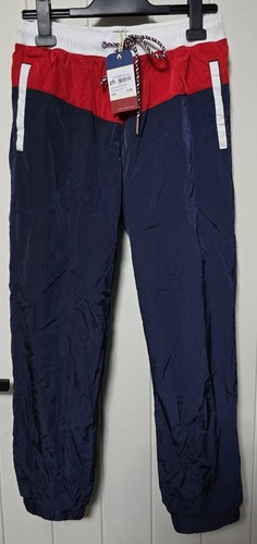 BNWT TOMMY JEANS RED WHITE & BLUE JOGGING BOTTOMS SIZE S 8 10 BRAND NEW WAS £80 - Picture 1 of 4