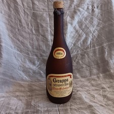 Grappa stravecchia Monte Sabotiono 1984 Grappa-Flasche leer