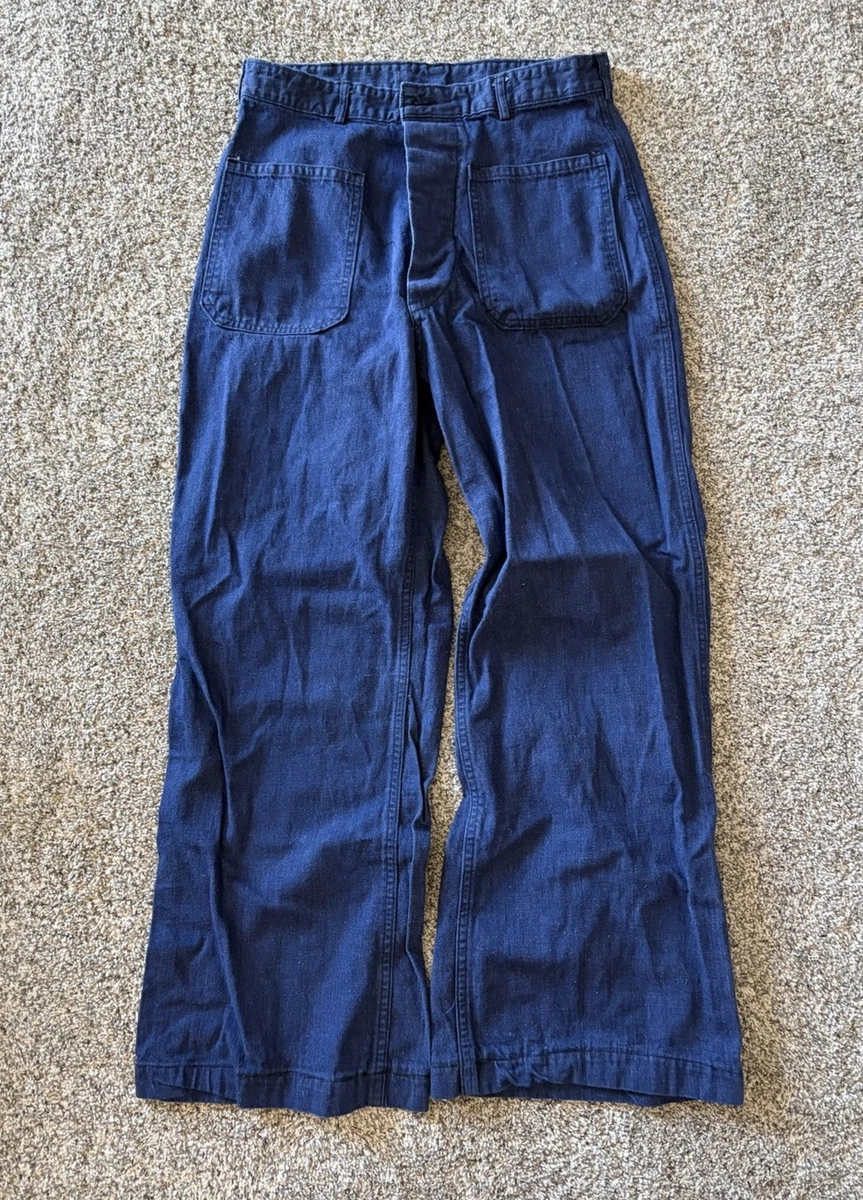 Vintage Us Navy Pants In Original Ww2 Collectible Us Uniforms for