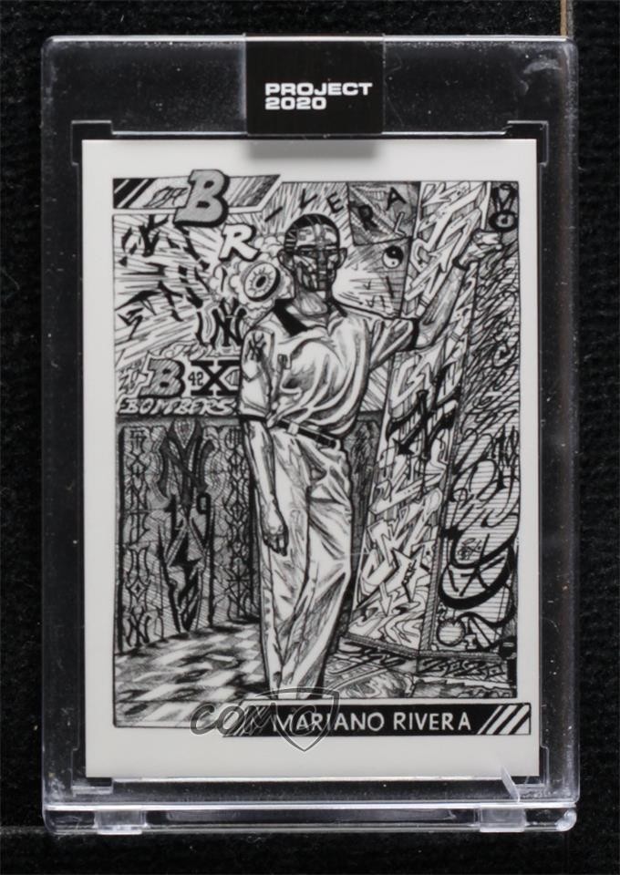 2020 Topps Project 2020 1992 Bowman /35330 Mariano Rivera by JK5 #91 HOF