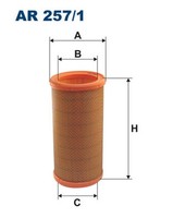 Luftfilter Filtron AR 257/1 Filtereinsatz FüR BA0 JA0 Megane 19 Renault LA0 1 2