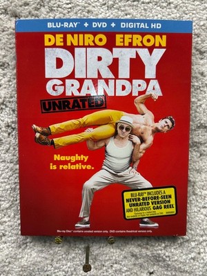 Dirty Grandpa Blu-ray DVD Digital HD 2016 Unrated De Niro Efron