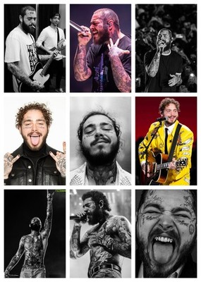 POST MALONE POSTER - DESIGN/GRÖSSE WÄHLBAR - GERAHMTE OPTIONEN a